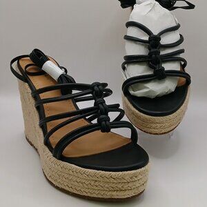 Lisa Vicky Gaze-V Wedge Sandals - 7.5M